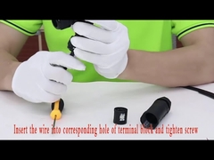 Y Typ 3 Kanal 2 3 4 5 Pin wasserdichte elektrische Anschlüsse Ip68 250 V 16 ~ 24 A