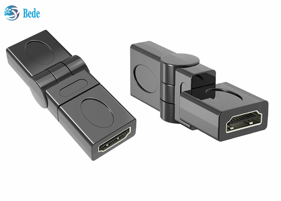 Erweiterungs-Gold überzog weiblich zu weiblichem HDMI-Koppler 90 180 270 360 justierbare Grad