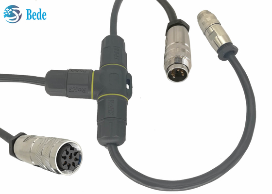 T-Art 5 Stifte des Pin Waterproof Electrical Connectors Cable-Anschlusskasten-IP68 5