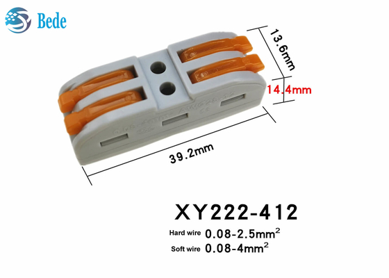 2 Stifte, die 3 Stifte freien Schnellkupplungs-Anschluss schrauben, ziehen Rod Connector Welding Free Push-Art