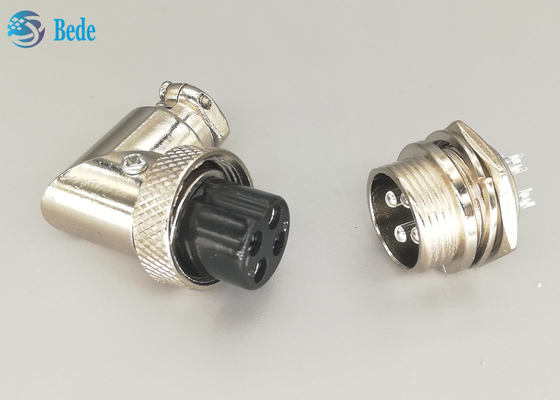 Sockel-Ausrüstungen der Flugzeug-Gx16 4 Pin Connector Set Plug And stoßen Platten-Berg-Verbindungsstück