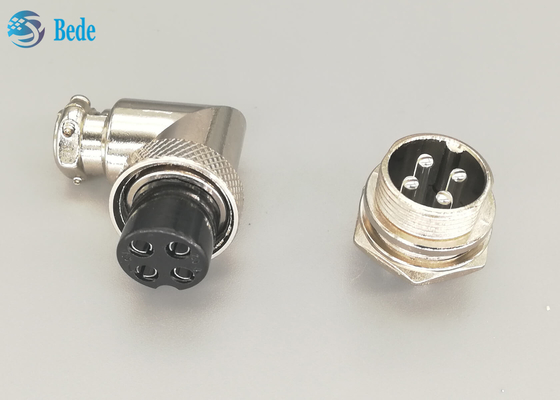 Sockel-Ausrüstungen der Flugzeug-Gx16 4 Pin Connector Set Plug And stoßen Platten-Berg-Verbindungsstück