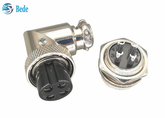 Sockel-Ausrüstungen der Flugzeug-Gx16 4 Pin Connector Set Plug And stoßen Platten-Berg-Verbindungsstück