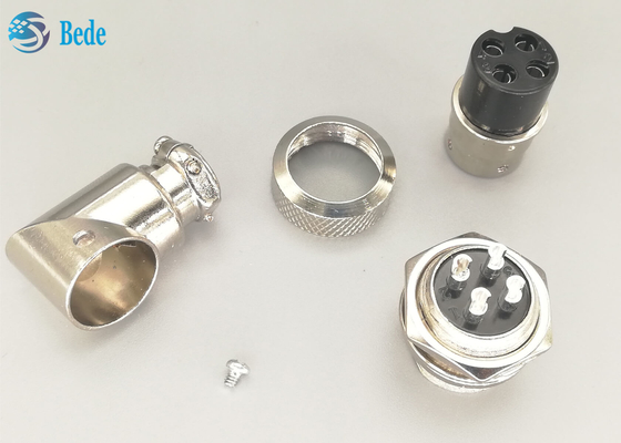 Sockel-Ausrüstungen der Flugzeug-Gx16 4 Pin Connector Set Plug And stoßen Platten-Berg-Verbindungsstück