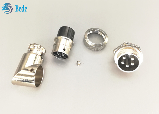 Luftfahrt Gx16 5 Pin Right Angle Connector Male und weibliche Sätze mit allen Zusätzen