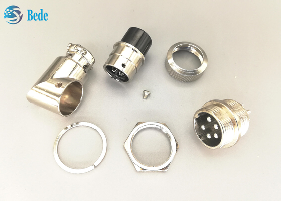 Luftfahrt Gx16 5 Pin Right Angle Connector Male und weibliche Sätze mit allen Zusätzen