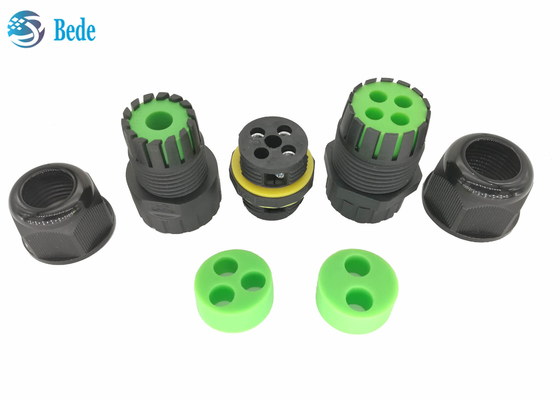 BEDE Outdoor IP68 5 Pin Waterproof Connector Output 2~4 Drähte