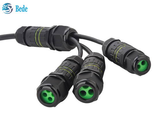 BEDE Outdoor IP68 5 Pin Waterproof Connector Output 2~4 Drähte