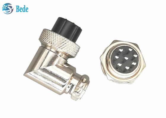 Mannes-und FemaleAviations-Verbindungsstück-Stecker L Art silberner überzogener Stecker der Stiftg×16 8