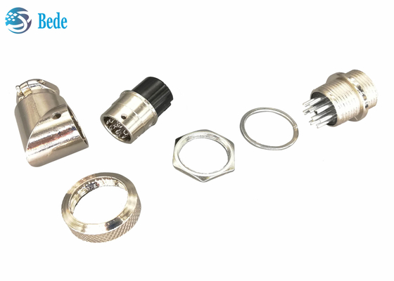 Stifte des Luftfahrt-Verbindungsstück-Stecker-G×16 9 männlich und weibliche Sätze L Art silberner überzogener Stecker