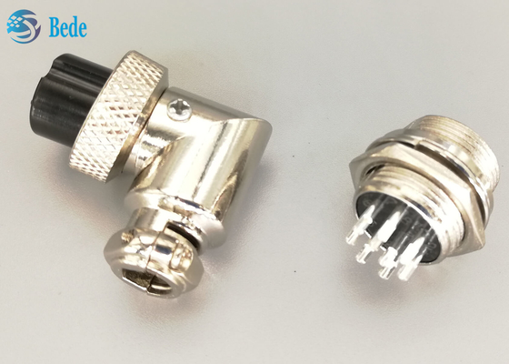 Stifte des Luftfahrt-Verbindungsstück-Stecker-G×16 9 männlich und weibliche Sätze L Art silberner überzogener Stecker