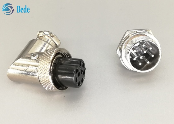 Stifte des Luftfahrt-Verbindungsstück-Stecker-G×16 9 männlich und weibliche Sätze L Art silberner überzogener Stecker