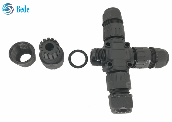 2 wasserdichte Kabel-Verbindungsstücke des Kanal-M25 2 3 4 5 Stifte 450V 40A