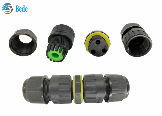 Untertage-elektrische wasserdichte Verbindungsstücke des Kabel-IP68 2 Stifte M16 des Kanal-2~3 im Freien