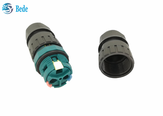 Verbindungsstück 2 M20 Ip68 vernickeln wasserdichter Kanal 450V 17.5A Pin 2 überzogenes Kupfer