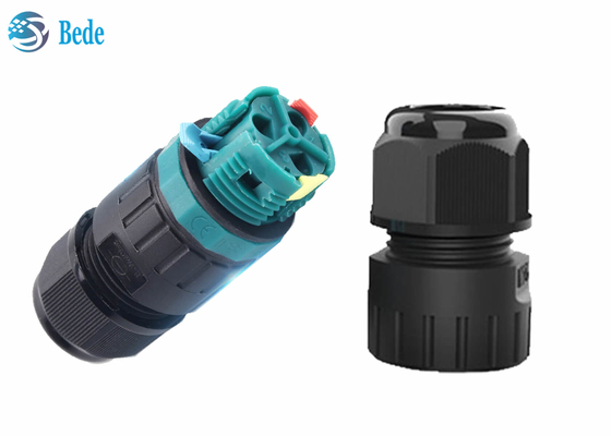 Schnelle verdrahtende Screwless wasserdichte Kabel-Verbindungsstücke 2 M25 3 4 5 Kanal 450V 40A der Stift2