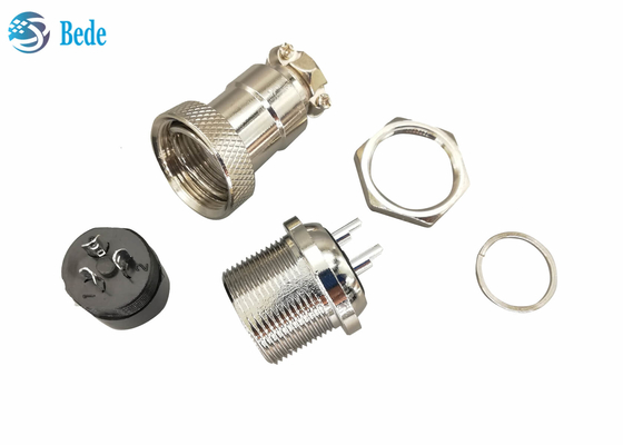 Verbindungsstück-hinteres Befestigungsverbindungsstück der Zink-Legierungs-Gx20 für industrielles Bedienfeld M19