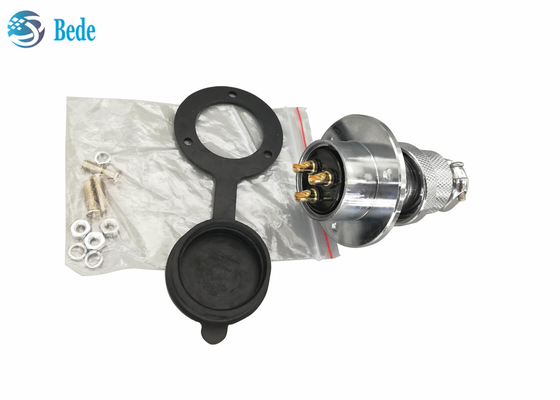 Runder Flansch und Schutzabdeckung 8 9 10 12 Pin Circular Connectors für Platten-Montage