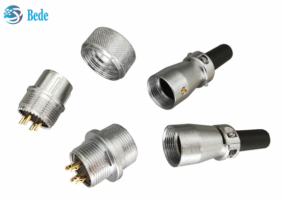 Runde 4 Pin Circular Connector Female Male, das Verbindungsstücke 4 5 6 Stifte 5A 500V ankoppelt