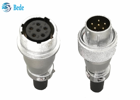 Runde 4 Pin Circular Connector Female Male, das Verbindungsstücke 4 5 6 Stifte 5A 500V ankoppelt