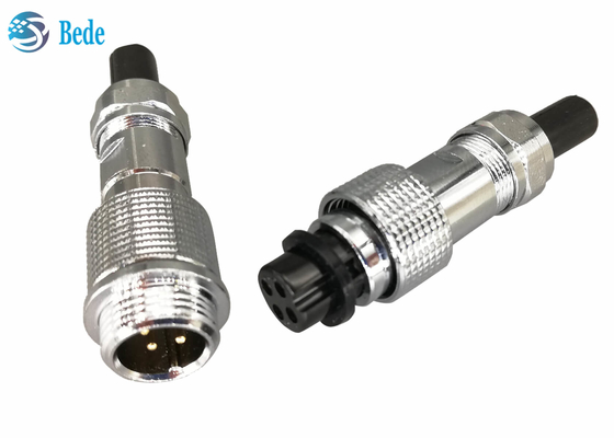 Luftfahrt-Verbindungsstück IP67 ankoppelnd der Art-Gx12, imprägniern Sie 2~7 Pin 3A 200V