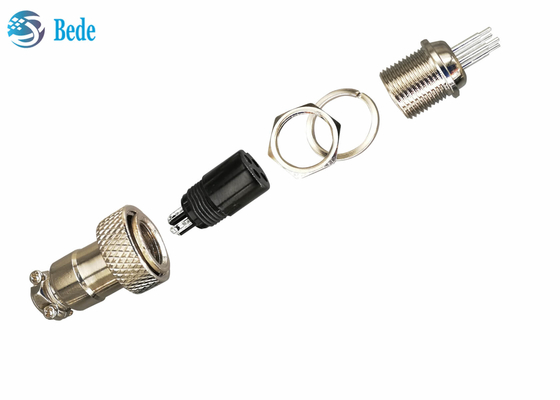 Modell-Gx 12 PWBs schweißendes Luftfahrt-Verbindungsstück 2~7 Pin Panel Mount Connector 3A 200V