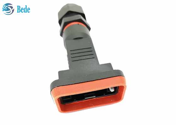 Wasserdichtes Subvention Connetors AISG der Wohnungs-D Material der Kabel-Verwendungs-IP68 PA66