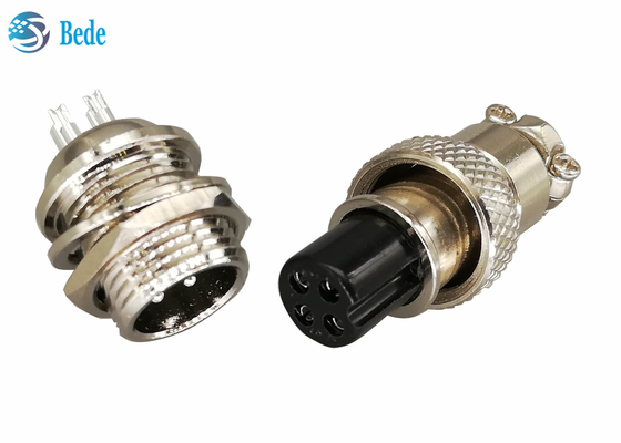 Hinterer Befestigungsluftfahrt-Stecker-Mann der art-Gx16 und weibliche Ausrüstungen 6~10 Stifte 200V 4A