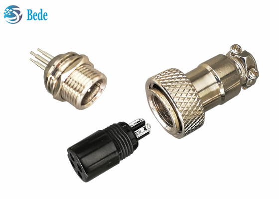 Verbindungsstück-Ausrüstungen PWBs der Luftfahrt-GX16 schweißende Art 7~10 Pin Plug And Socket 4A 200V