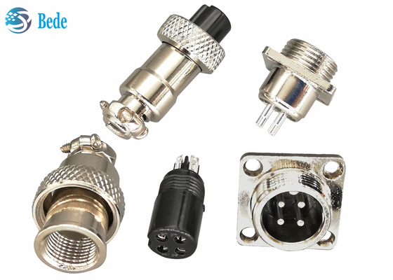 Rundsteckverbinder 16 Millimeter-M16 mit quadratischem Flansch 2~10 Pin 200V