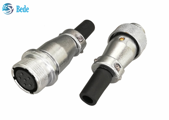 2 3 4 Pin Circular Connectors Plug And Sockel, der Verbindungsstücke 25A 500V ankoppelt