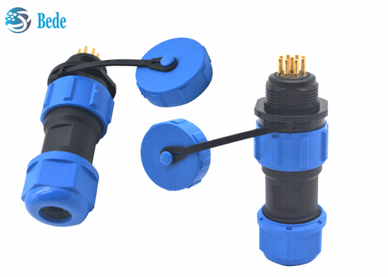 Plattenmontage IP68 wasserdichte Luftfahrt der Kabel-Verbindungsstück-M21 2 3 4 5 5C 7 Pin 9 12