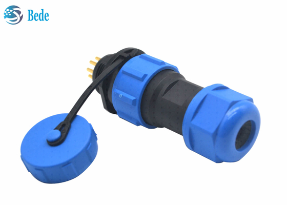 Plattenmontage IP68 wasserdichte Luftfahrt der Kabel-Verbindungsstück-M21 2 3 4 5 5C 7 Pin 9 12