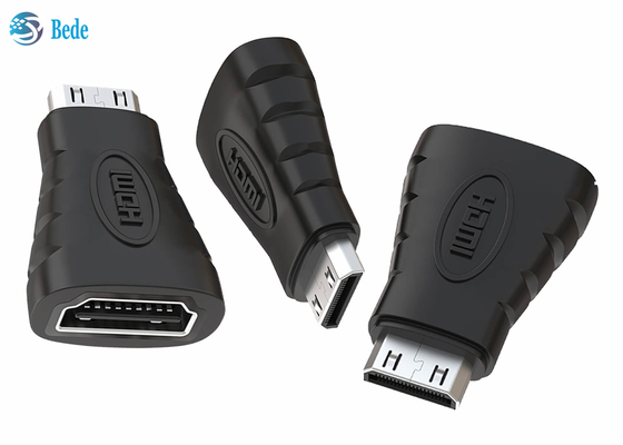 Gold überzog HDMI Mini Converter, eine Frau zu Adapter Mini Males HDMI