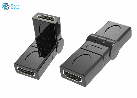 Erweiterungs-Gold überzog weiblich zu weiblichem HDMI-Koppler 90 180 270 360 justierbare Grad
