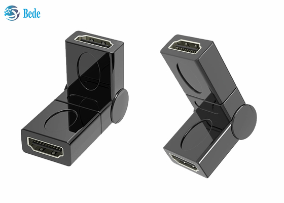 Erweiterungs-Gold überzog weiblich zu weiblichem HDMI-Koppler 90 180 270 360 justierbare Grad