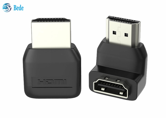 HDMI-Koppler-rechtwinkliger Adapter 90 Grad-Mann zur Frau für HDTV-Laptop PS4 PS5 Xbox