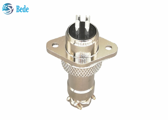 Militärische Rundsteckverbinder des Rauten-Flansch-Gx12 5 Pin Connector 3A 200V