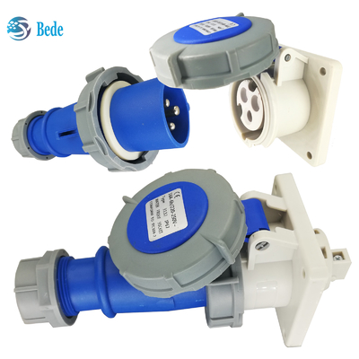 3 Pins 220V-250V Spannung Industrie Steckdose mit IP67 - 16 Ampere