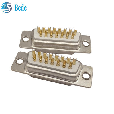 Top-Notch D-Sub 15 weibliche Steckverbinder Isolierwiderstand 5000 Megohm Min Steckverbinder Stil D-SUB 15