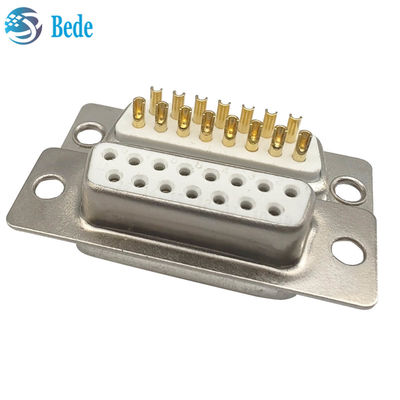 Top-Notch D-Sub 15 weibliche Steckverbinder Isolierwiderstand 5000 Megohm Min Steckverbinder Stil D-SUB 15