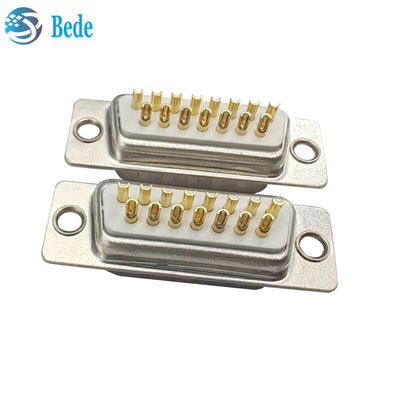 Top-Notch D-Sub 15 weibliche Steckverbinder Isolierwiderstand 5000 Megohm Min Steckverbinder Stil D-SUB 15