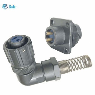 Wasserdichte Anschlüsse für die militärische Industrie der FQ 18-Serie mit 2 bis 7 und 12 Pins