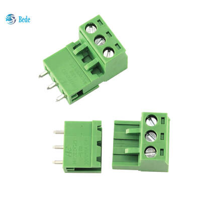  2EDGK-5.08 Straight Pin PCB Header PCB Terminal Block Green 2~24pins 320V 15A
