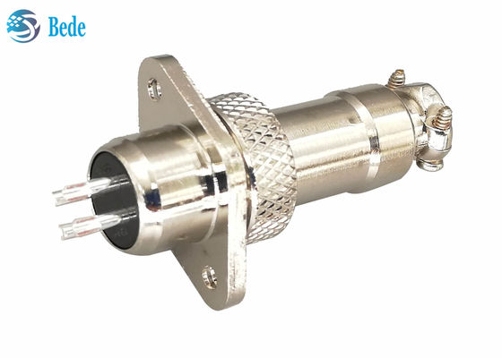 Wasserdichtes Luftfahrt-Verbindungsstück-Ankern IP67 Gx12 redet 2 Pin 3A 200V an